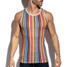 ES Collection Gelato Gestreiftes Tanktop TS373 | Addicted Österreich – schneller Versand