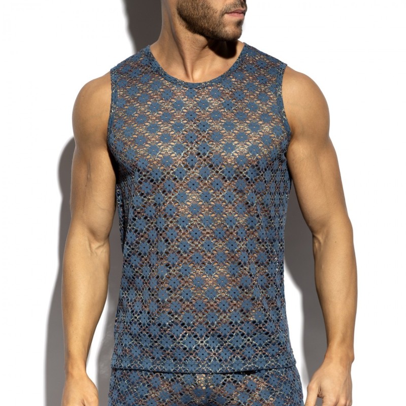 ES Collection Metallic Bloom Tank Top TS361 | Addicted Austria – fast delivery