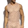 ES Collection Metallic Blumen Tanktop TS361 | Addicted Österreich – schneller Versand