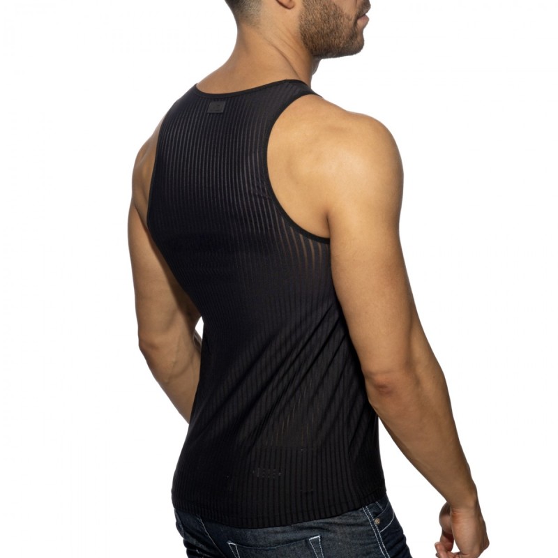 Addicted Schwarzes Stripe Tank Top AD1414 | Addicted Österreich – schneller Versand