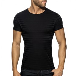 Addicted Black Stripes T-Shirt AD1421 | Addicted Austria – fast delivery