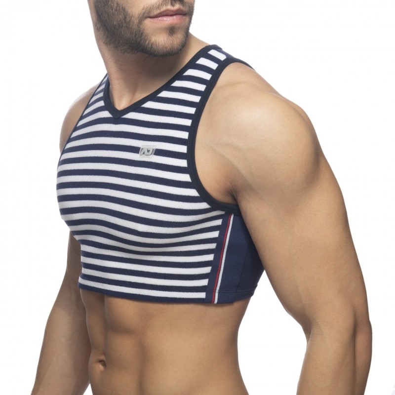 Addicted Sailor Samt Crop Top AD944 | Addicted Österreich – schneller Versand
