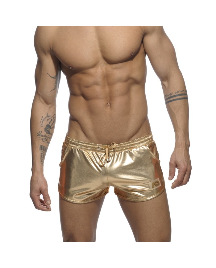 Addicted Metallischer Short AD562