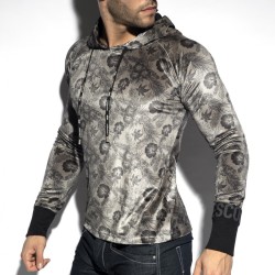 ES Collection Samt Blumen Hoodie SP262 | Addicted Österreich – schneller Versand