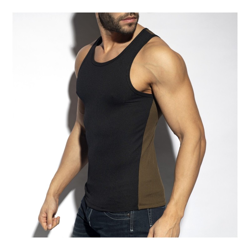 ES Collection Recycled Rib Tank Top Zweifarbig TS323 | Addicted Österreich – schneller Versand