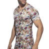 Addicted Comic V-Ausschnitt T-Shirt AD1086 | Addicted Österreich – schneller Versand