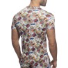 Addicted Comic V Neck T-Shirt AD1086 | Addicted Austria – fast delivery