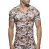 Addicted Comic V-Ausschnitt T-Shirt AD1086 | Addicted Österreich – schneller Versand