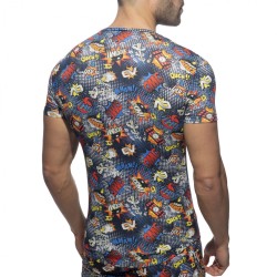 Addicted Comic V Neck T-Shirt AD1086 | Addicted Austria – fast delivery