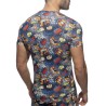 Addicted Comic V Neck T-Shirt AD1086 | Addicted Austria – fast delivery