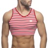 Addicted Sailor Samt Crop Top AD944 | Addicted Österreich – schneller Versand
