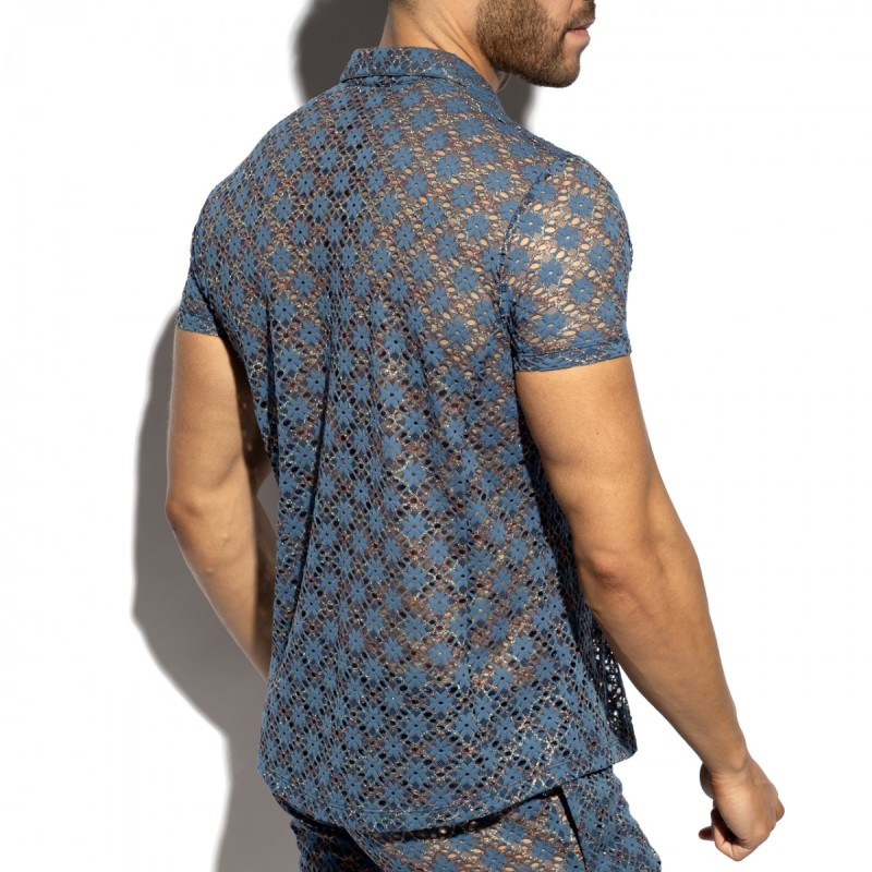 ES Collection Metallic Bloom Hemd SHT037 | Addicted Österreich – schneller Versand