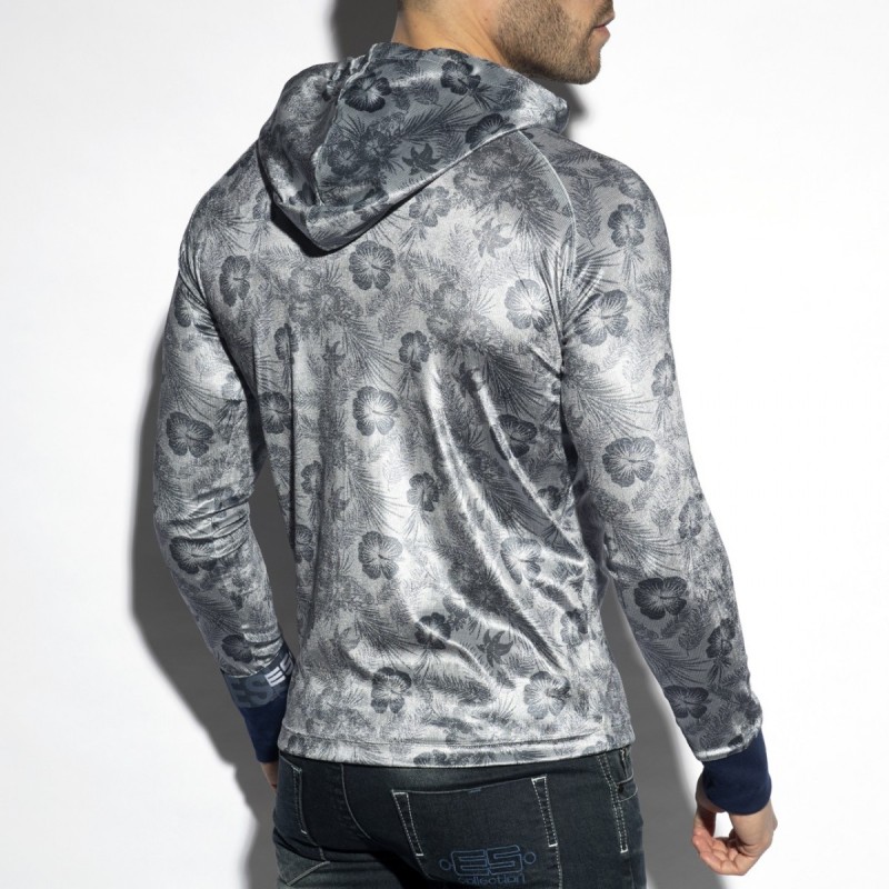 ES Collection Samt Blumen Hoodie SP262 | Addicted Österreich – schneller Versand
