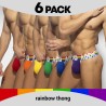 Addicted 6 Pack Rainbow Thong AD1145 | Addicted Austria – fast delivery