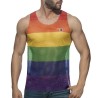 Addicted Mesh Rainbow Tank Top AD1166 | Addicted Austria – fast delivery
