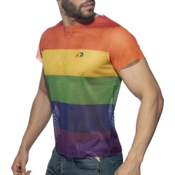 Addicted Mesh Rainbow T-Shirt AD1167 | Addicted Österreich – schneller Versand
