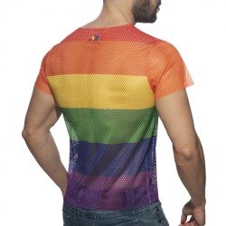 Addicted Mesh Rainbow T-Shirt AD1167 | Addicted Österreich – schneller Versand