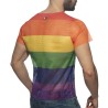 Addicted Mesh Rainbow T-Shirt AD1167 | Addicted Österreich – schneller Versand