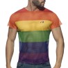Addicted Mesh Rainbow T-Shirt AD1167 | Addicted Österreich – schneller Versand