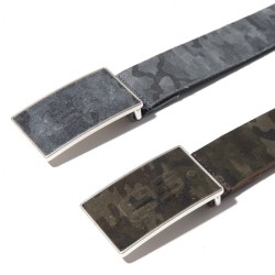ES Collection Camo Leather Belt AC075 | Addicted Austria – fast delivery