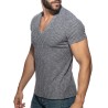 Addicted Jeans Rib Knit Poloshirt AD1472 | Addicted Österreich – schneller Versand