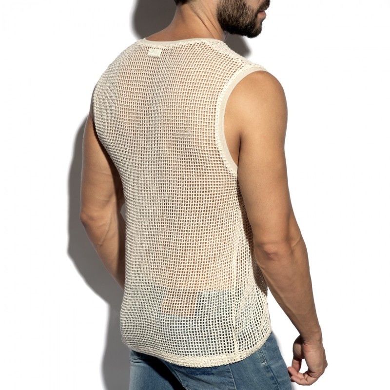 ES Collection Open-Grid V-Ausschnitt Tank Top TS380 | Addicted Österreich – schneller Versand