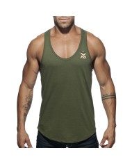 Addicted Verwaschenes Camouflage-Tanktop AD801