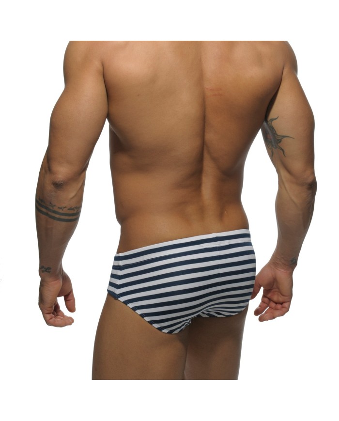 Addicted Sportliche Matrosenstreifen Badeslip ADS041