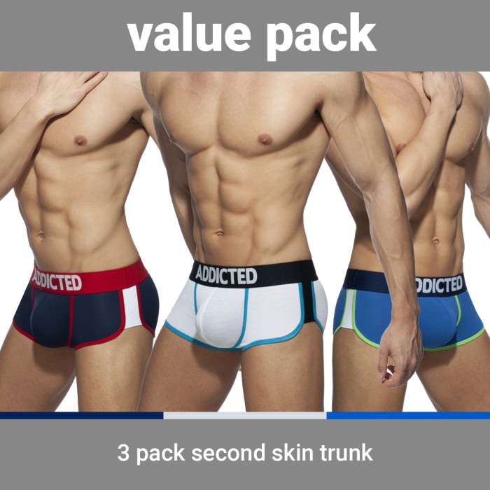 Addicted Zweite Haut 3er-Pack Unterhose AD898P