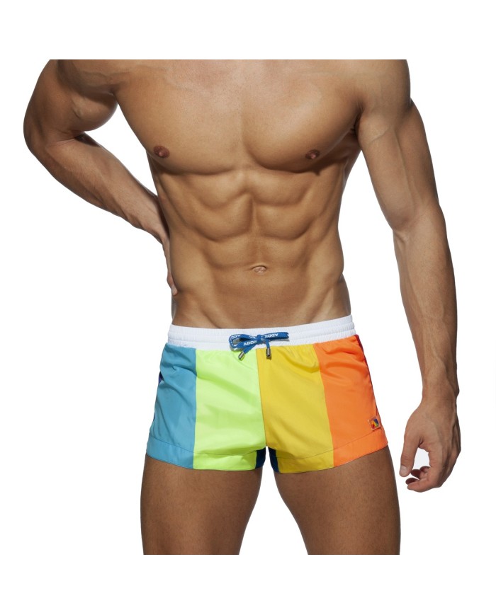 Addicted Regenbogen Badeshorts ADS239