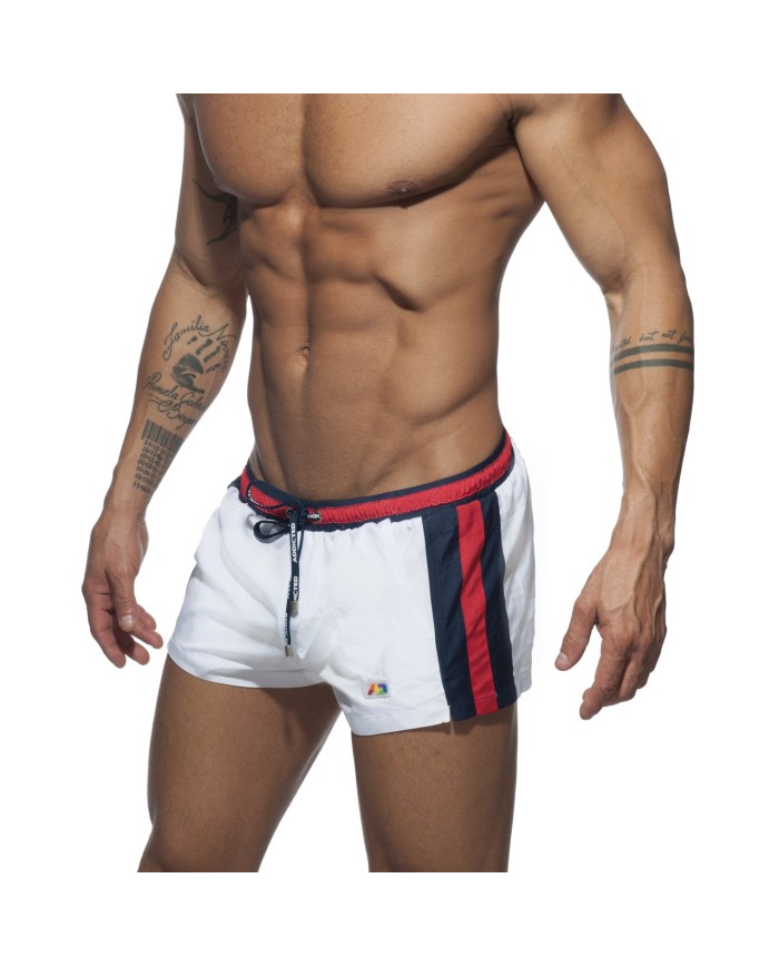 Addicted Gestreifte Basic Badeshorts ADS214
