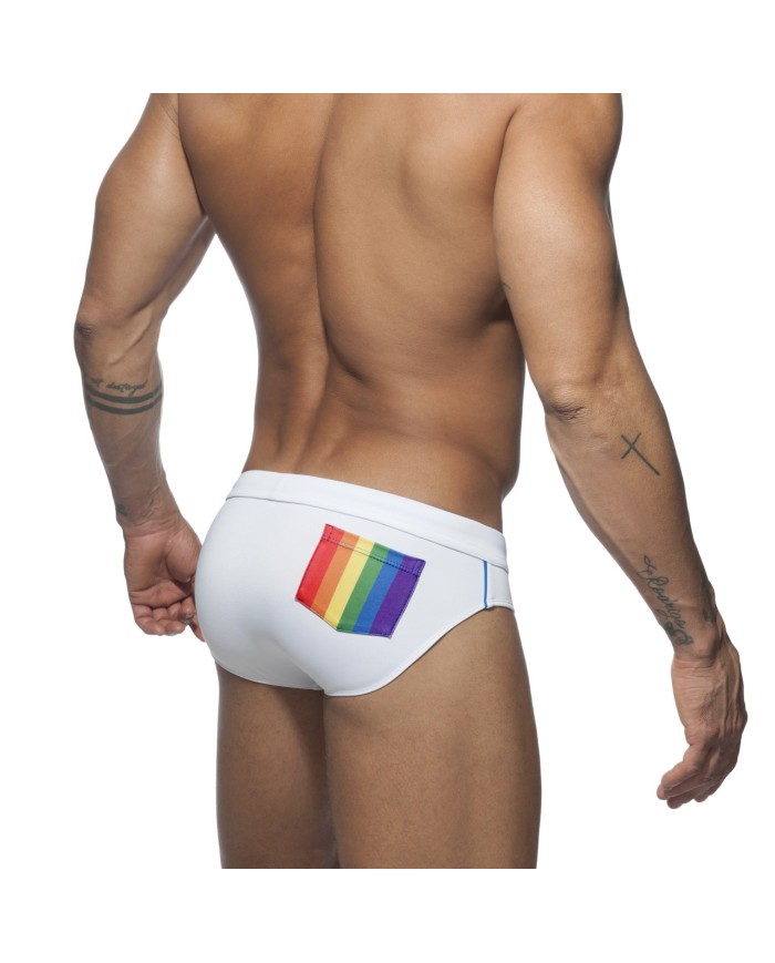 Addicted Regenbogen Badeslip ADS195