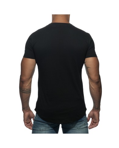 Addicted Basic T-Shirt mit U-Ausschnitt AD696