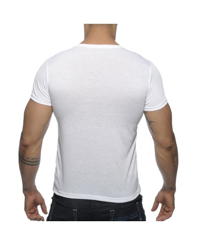 Addicted Basic T-Shirt mit V-Ausschnitt AD423