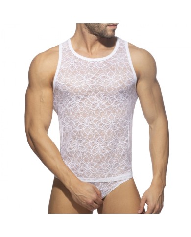 Addicted Spitzen Tanktop mit Blumenmuster AD1077
