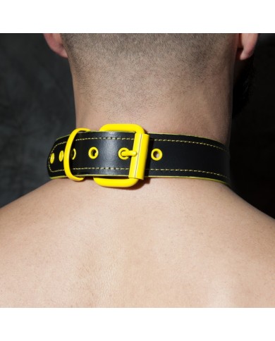 Addicted Mehrfarbiges Lederhalsband ADF44