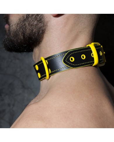 Addicted Mehrfarbiges Lederhalsband ADF44