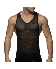 Addicted Armelloser Netz Kapuzenpullover AD968