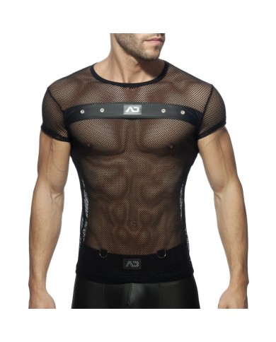 Addicted Mesh Mixed T-shirt ADF123