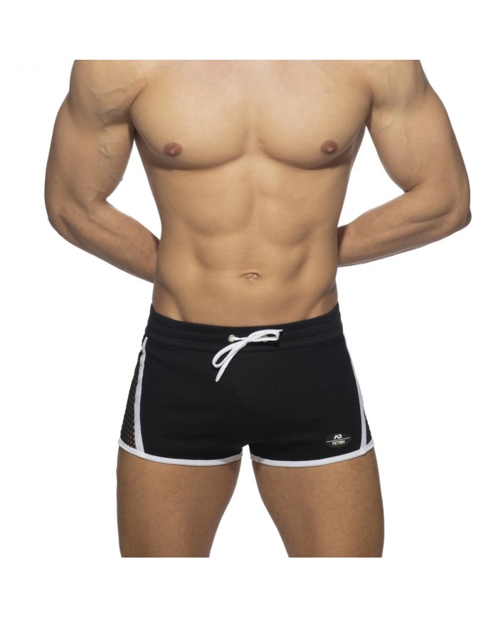 Addicted Mesh-Striped Shorts ADF169