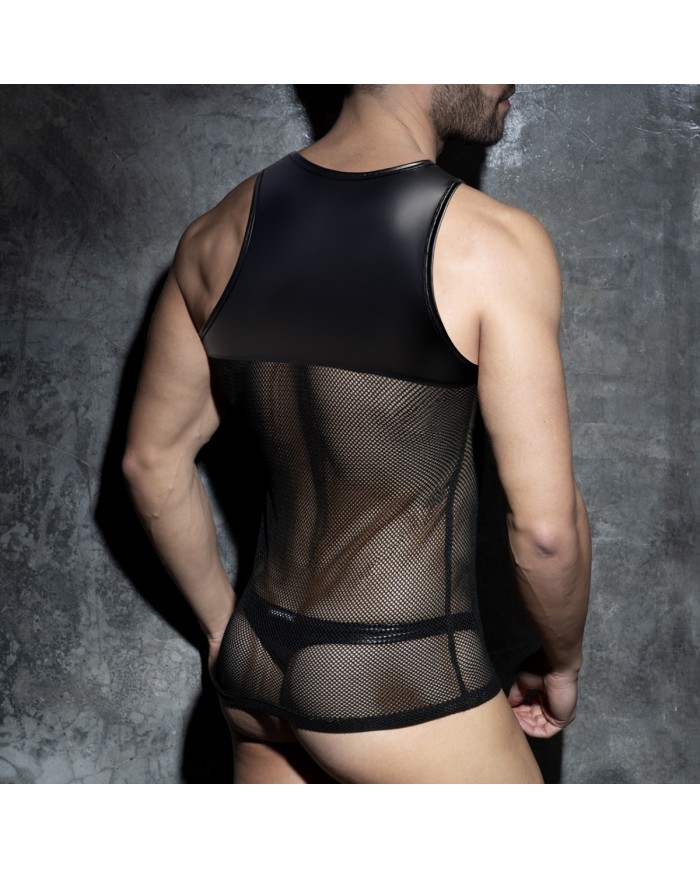 Addicted Rub Mesh Tank Top ADF178