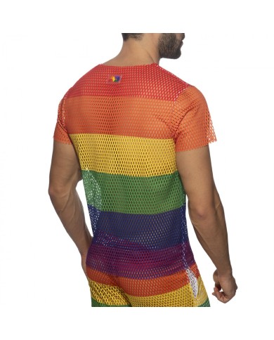 Addicted Mesh Rainbow T-shirt AD1167