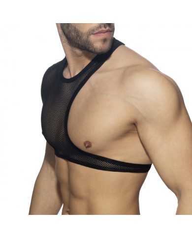 Addicted Irregular Mesh Crop Top ADF163