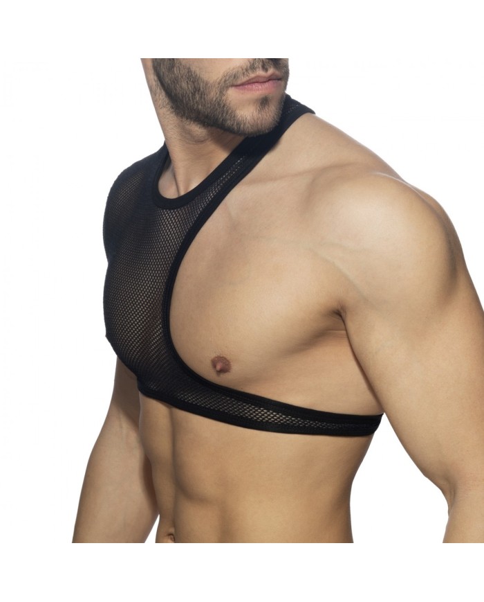 Addicted Irregular Mesh Crop Top ADF163